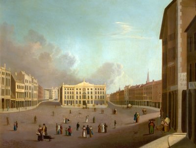 Plaza del mercado de Nottingham, c.1827 de William Goodacre